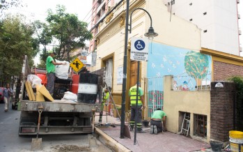 Nuevas veredas y rampa de acceso en el Centro de Día ‘Senderos de San Fernando’