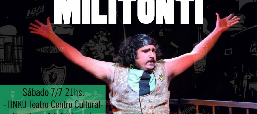 Se presenta ‘Militonti’ en TINKU Teatro