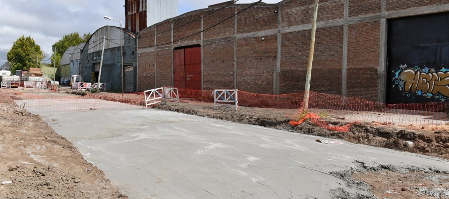 Avanza la obra de la calle Rivadavia hacia el río