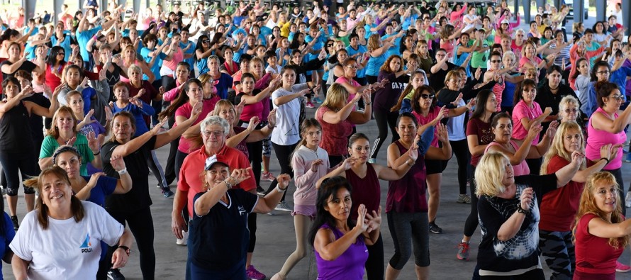 Masterclass de fitness en el Parque Náutico