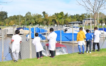 Alumnos de la Escuela N° 8 realizaron un paseo náutico por las costas de nuestra ciudad