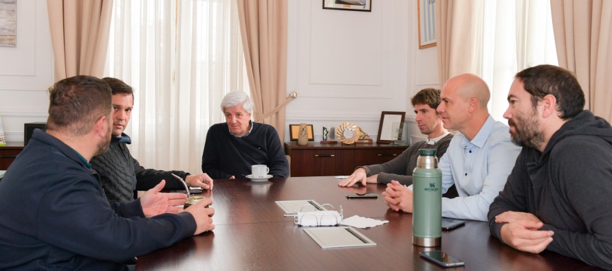 Luis Andreotti recibió al precandidato a intendente de 3 de Febrero Juan Debandi