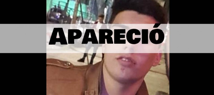 Encontraron al joven que era intensamente buscado desde el domingo