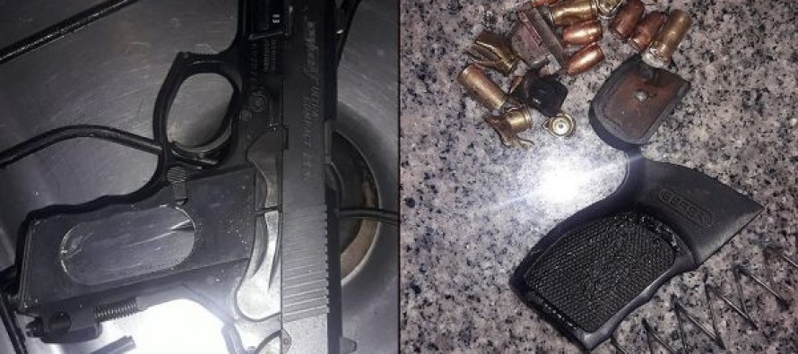 Payró al 1600: una policía ocultó su arma en el horno, lo encendió y la pistola se disparó nueve veces