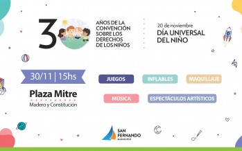 San Fernando celebra el Día Universal del Niño en la Plaza Mitre