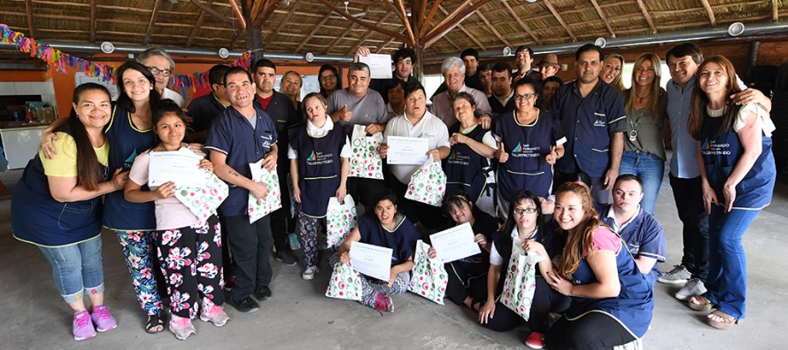 Jornada de cierre del Taller Protegido en el Polideportivo Nº 3