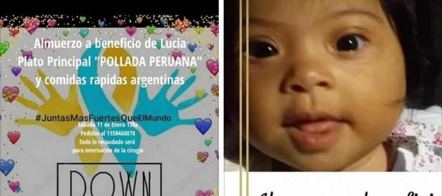 Una vecina de Villa Jardín organiza una pollada para costear la operación de su hija