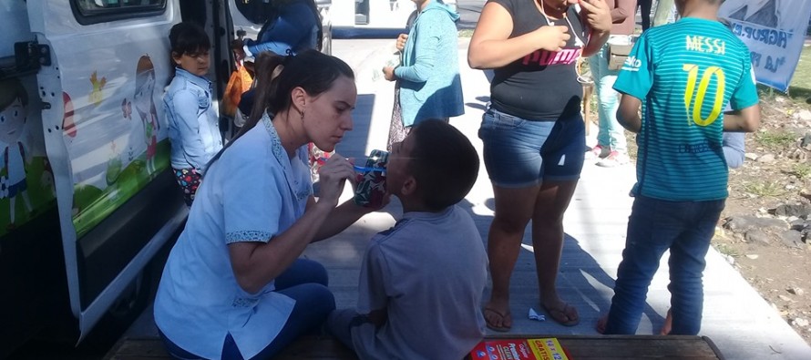 Controles de salud para niños en el barrio San Martín