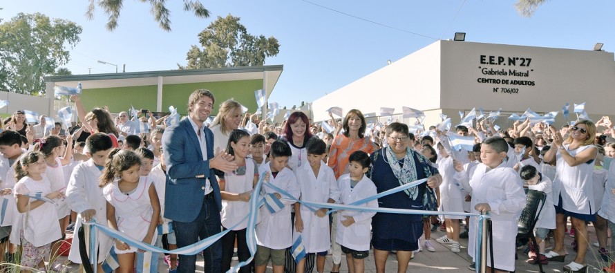 Se inauguraron las nuevas obras de la Escuela 27