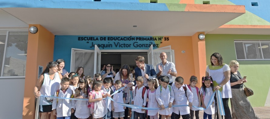 Se inauguró la renovada Escuela Provincial Nº 35