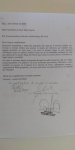 Nota por estacionamiento isleños