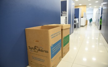 Convenio entre el Municipio y el Hospital Garrahan por reciclaje de papel y tapitas de plástico