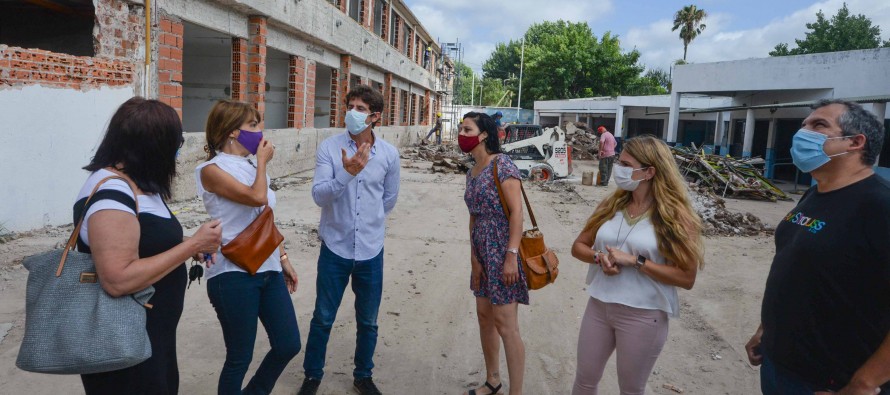 Avanzan las obras de la Primaria Nº36 y Secundaria Nº 11 en Virreyes