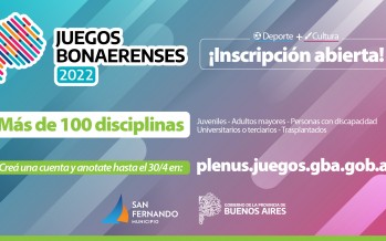 Abierta la inscripción para los Juegos Bonaerenses 2022