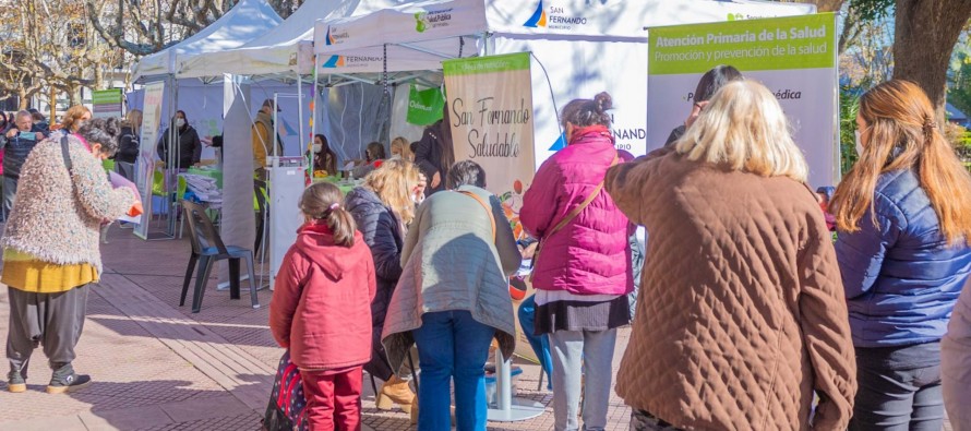 Nueva “Jornada de Salud” en la Plaza Santa Lucía del barrio Fate