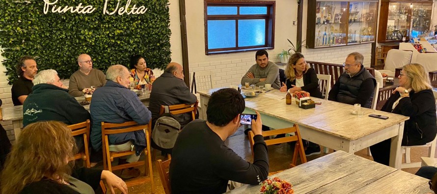 El intendente de Tres de Febrero se reunió con Agustina Ciarletta en nuestra ciudad