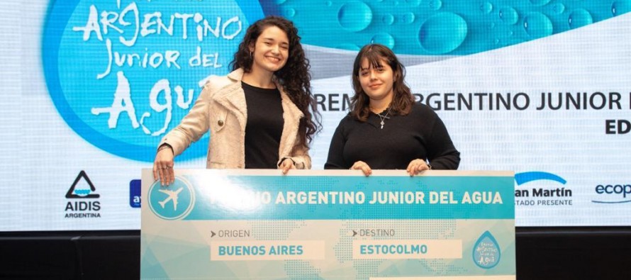 AySA y AIDIS Argentina hicieron entrega del Premio Junior del Agua 2022