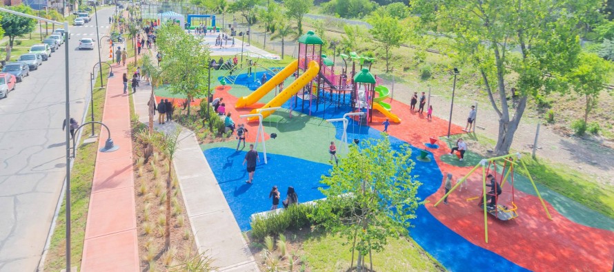 Se inauguró el Parque Gilardoni del Barrio Villa Jardín