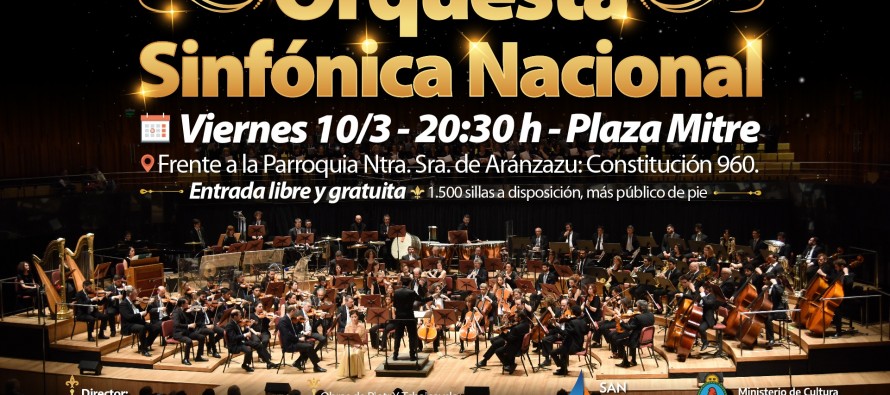 Este Viernes Se Presenta La Orquesta Sinfónica Nacional En Plaza Mitre San Fernando Nuestro 8546