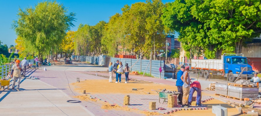 Avanzan las obras del nuevo Paseo del Canal