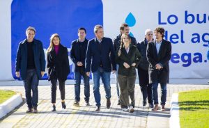 Galmarini Massa, Katopodis y Lingeri anunciaron la ampliación de la Planta Depuradora Norte