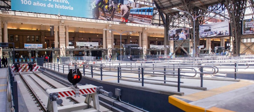 Habilitaron todos los andenes para el ingreso de trenes a la estación Retiro del Mitre