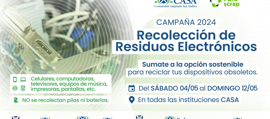 Campaña de recolección de residuos electrónicos