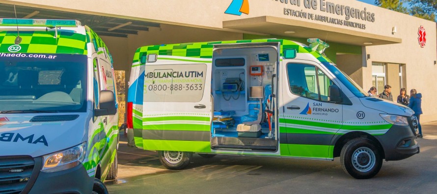 El municipio incorporó dos nuevas ambulancias de Terapia Intensiva Móvil