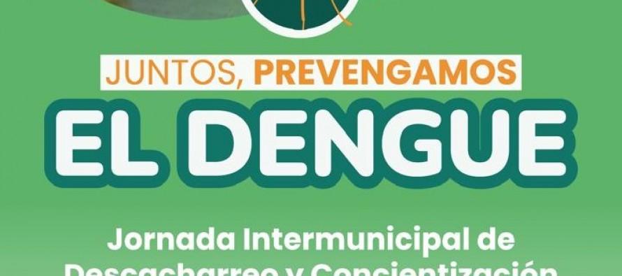 Dengue: Jornada intermunicipal de descacharreo y concientización