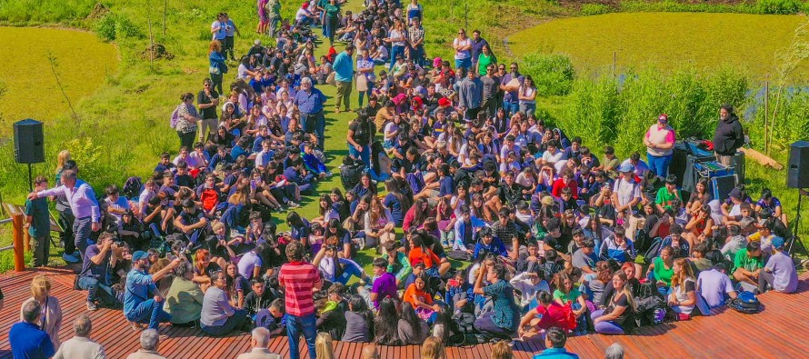 Compromiso con el ambiente: estudiantes secundarios hicieron su promesa en el EcoParque