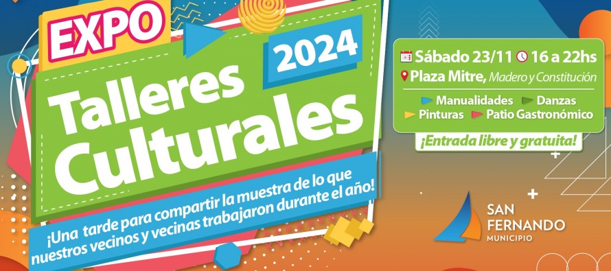 Este sábado regresa la “Expo Talleres Culturales”