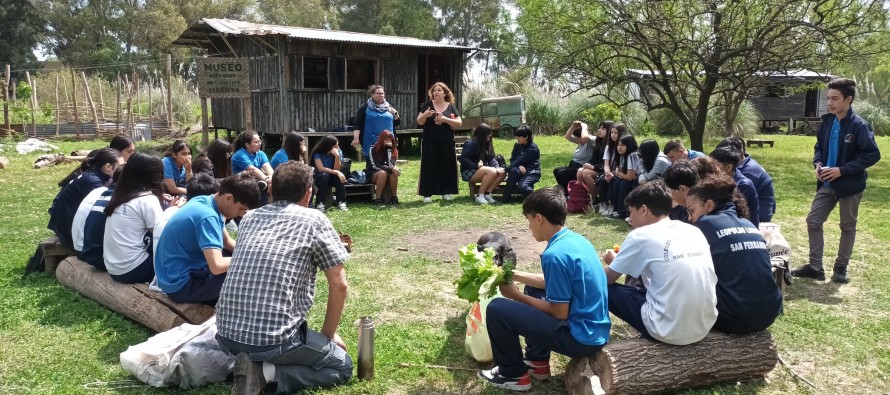 Estudiantes del Colegio Leopoldo Lugones visitaron Punta Querandí